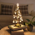Lampe de table en forme de sapin de Noël en cristal — veilleuse réutilisable
