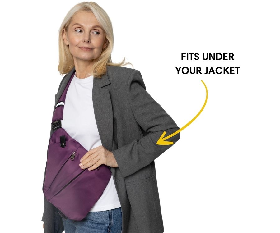Anti-Theft Travel Bag — Concealed Zipper Design & Secure Front Pockets