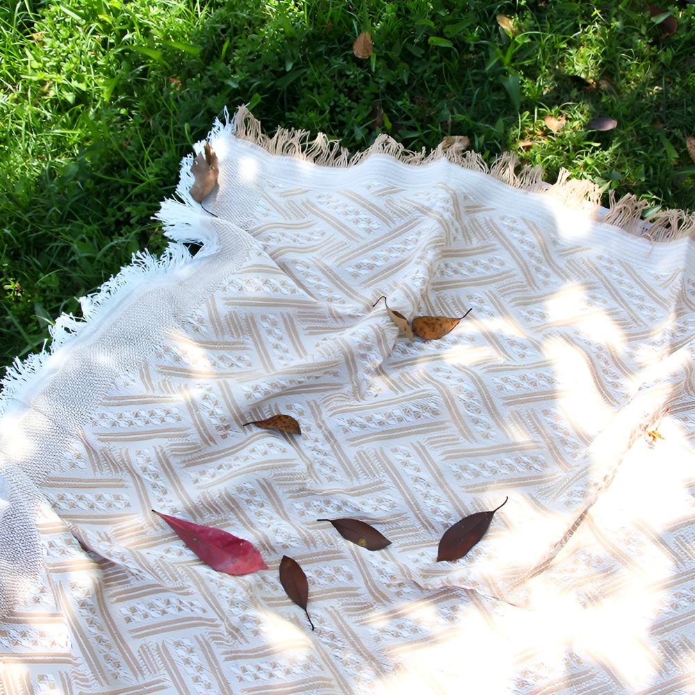 Tapis de pique-nique Confort champêtre - durable, imperméable et portable