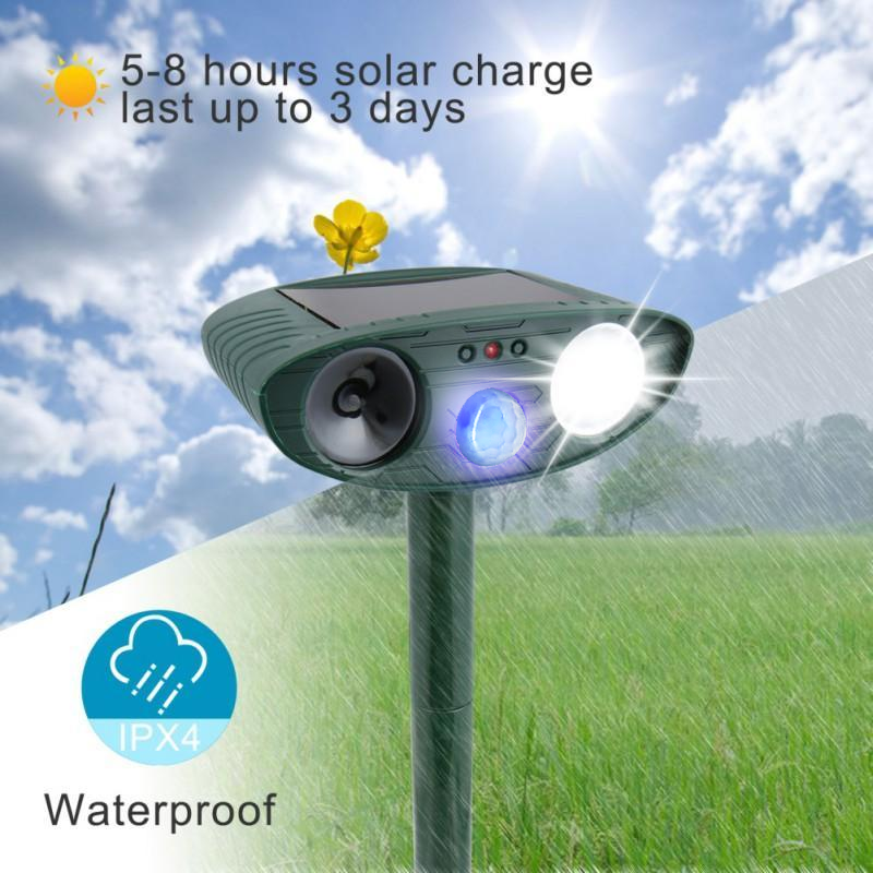 Dog Outdoor Solar Ultrasonic Repeller - Get Rid of Dogs in 48 Hours or It's FREE | Filindra