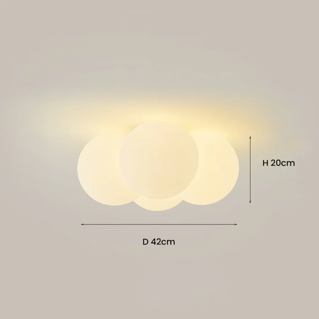 CirrusCloud LED Ceiling Fixture For Nordic Homes And Living Rooms