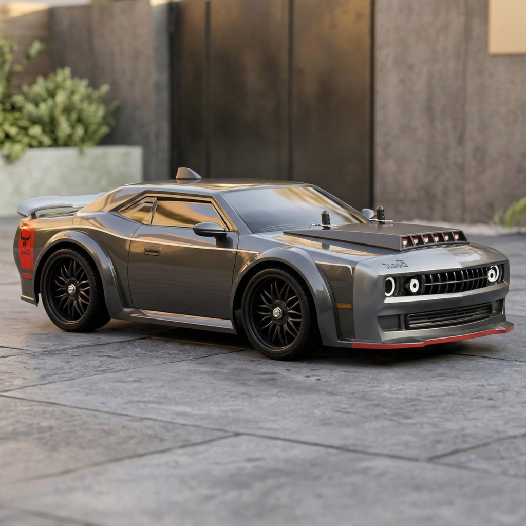 1:16 Scale Brushless 4WD RC Car — 70km/h Top Speed, Engineered Chassis Frame
