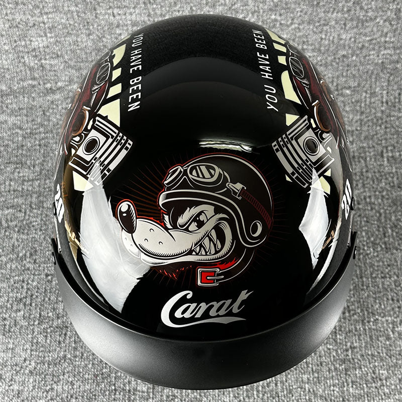 Streetwise-Chopper-Halbhelm - Mikro-Metallratschen-Schnellverschluss