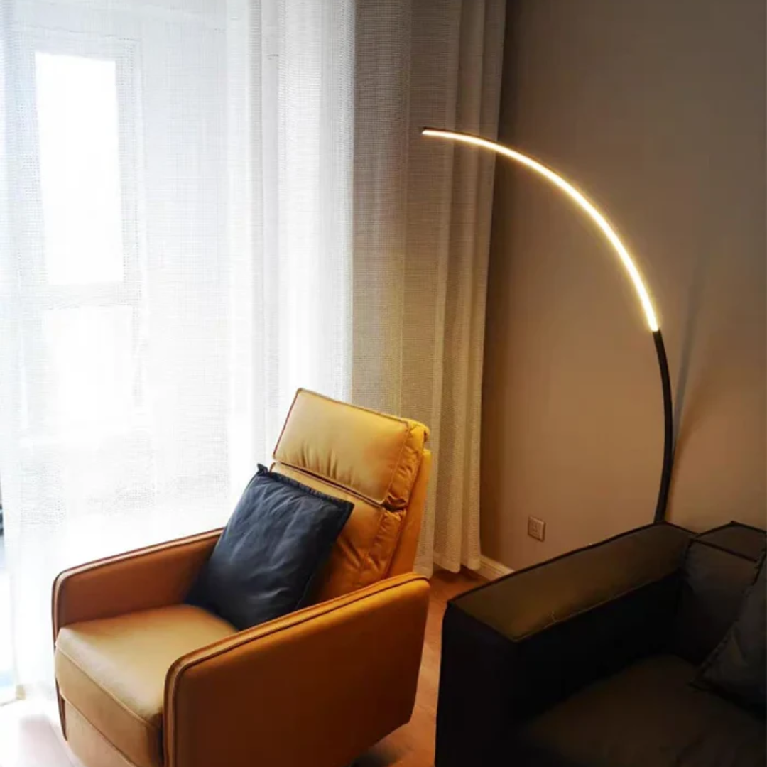 Solmere Arc Floor Lamp For Bedrooms And Living Rooms At Home