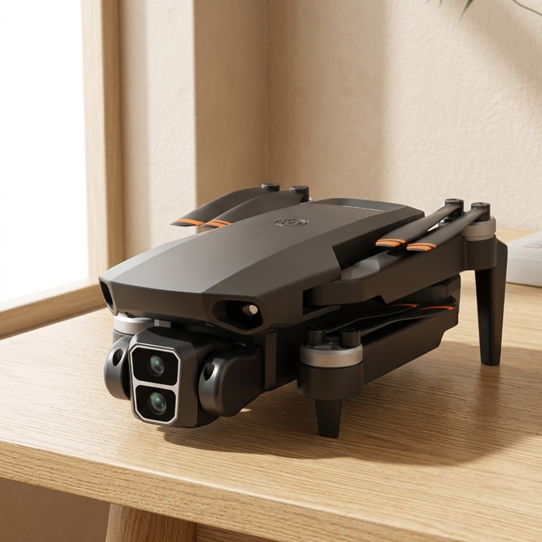 Vakautettu GPS-drone — 4K-kamera, integroitu esteiden väistöjärjestelmä, tarkka navigointi