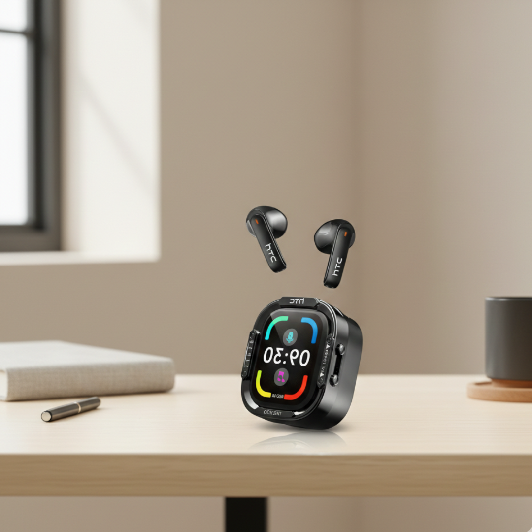 HTC NE70 Wireless Earbuds — Precision Audio Touchscreen Case