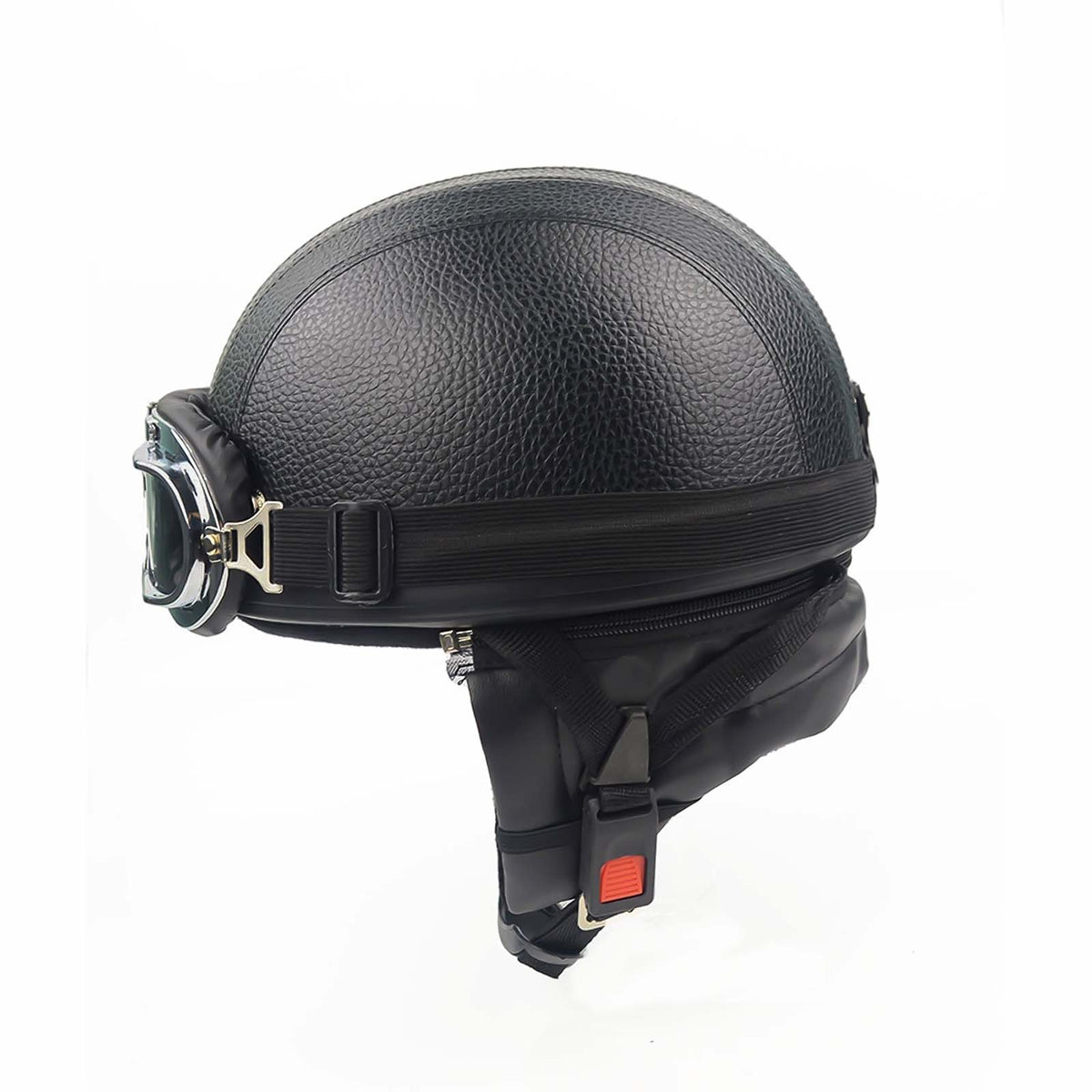 Retro-Halbschalen-Cruiser-Motorradhelm — Schnellverschluss