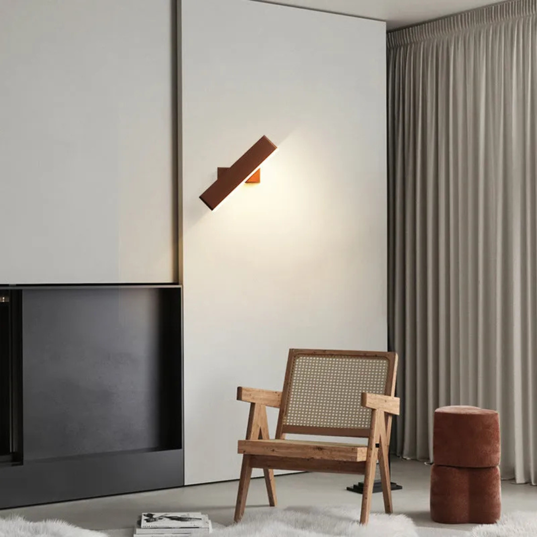 Aurelo LED Wall Light With 360 Degree Swivel Head For Living Rooms