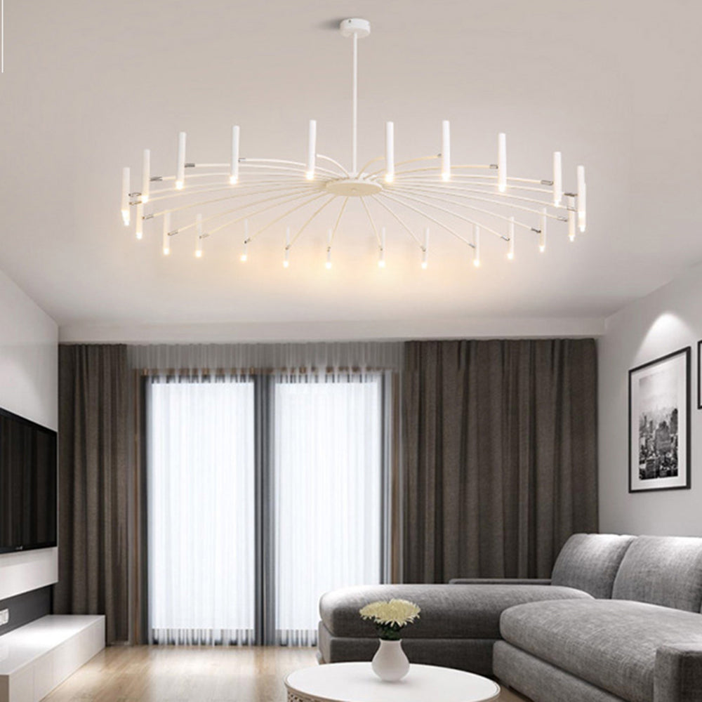 EvetteLuxe modern LED-taklampa — finish i guld och svart