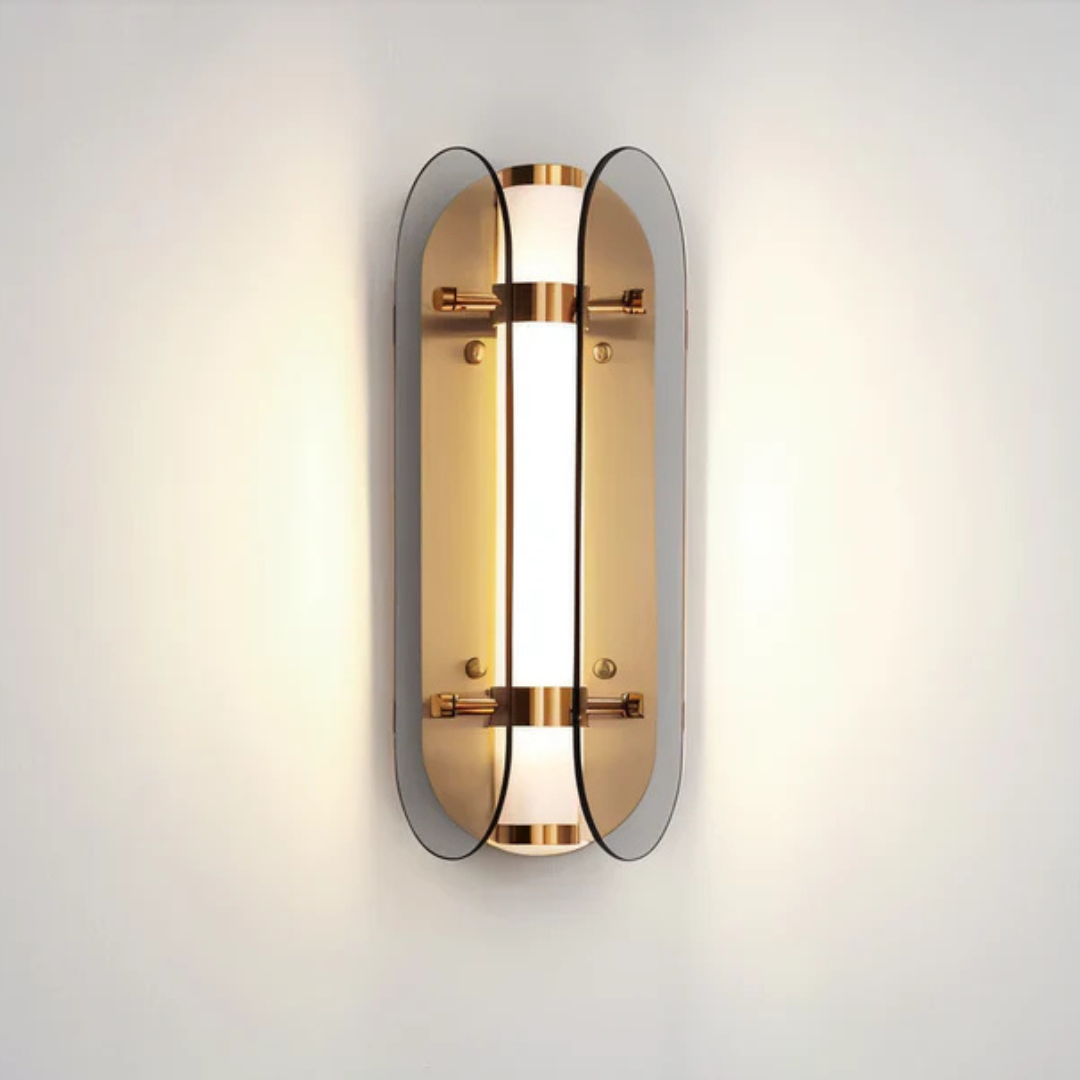 NovaLux LED Glass Wall Light For Modern Interiors Home And Office