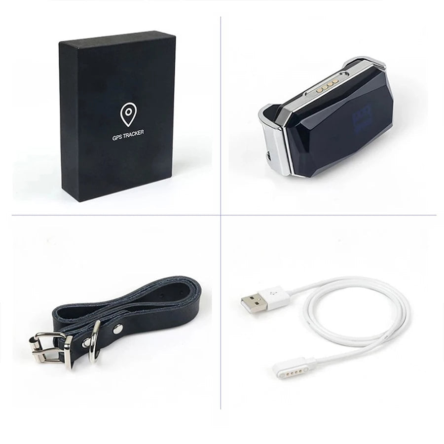 GPS-Halsband-Tracker für Haustiere — Schnelle Einrichtung, sicherer und bequemer Sitz