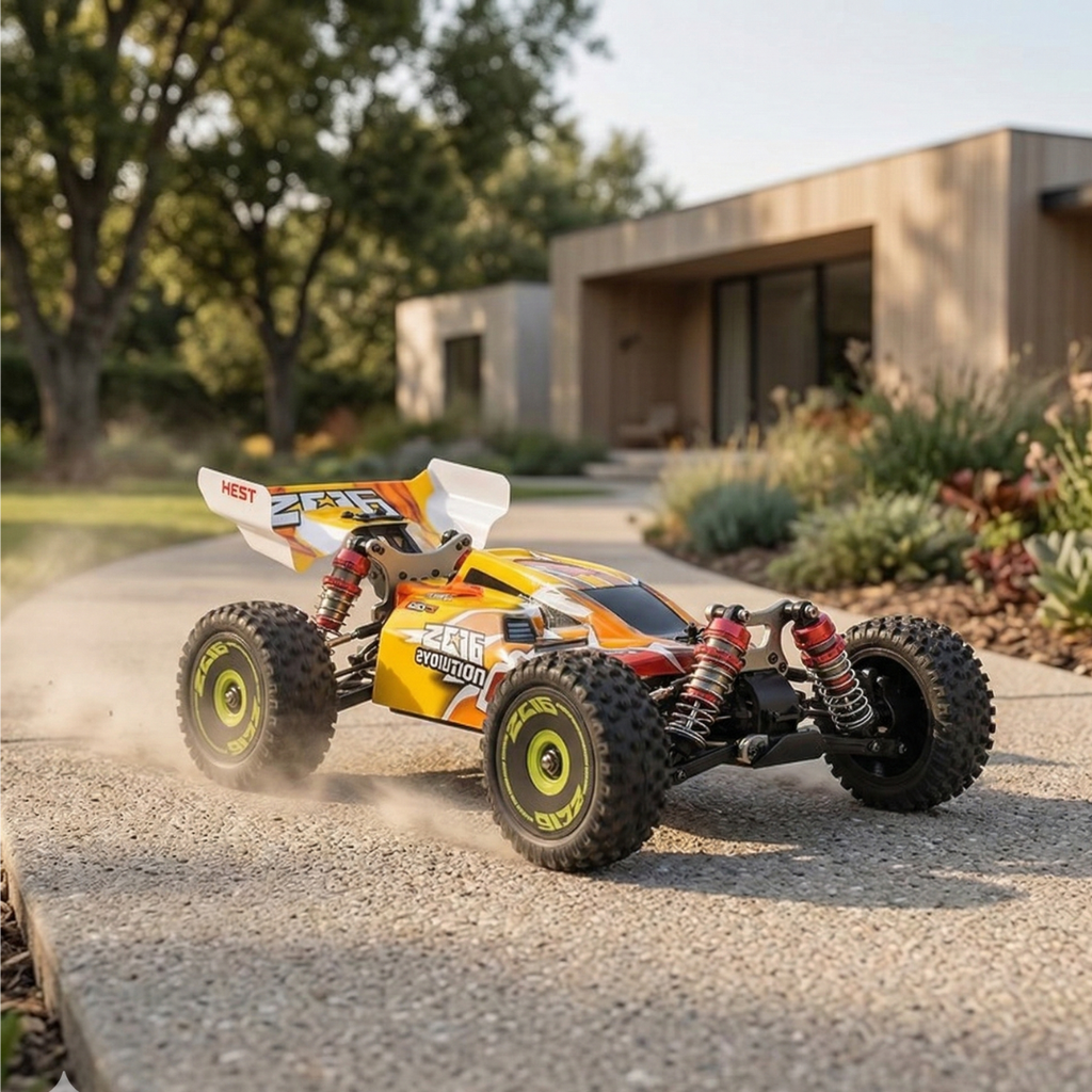 1:14 Scale Brushless RC Racing Car – 4WD Off-Road, 75km/h High-Speed
