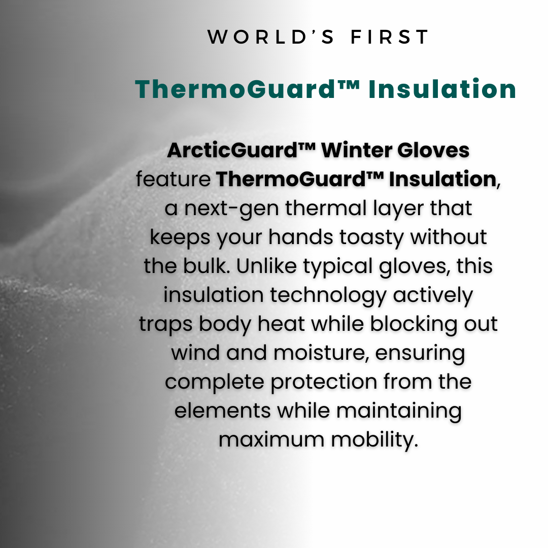 Gants tactiles thermiques imperméables — Design flexible pour temps froid
