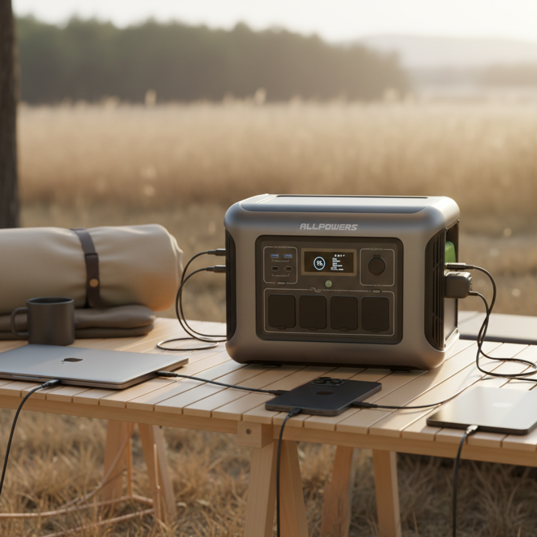 Tragbare PowerMax-Powerstation mit 1056Wh Kapazität