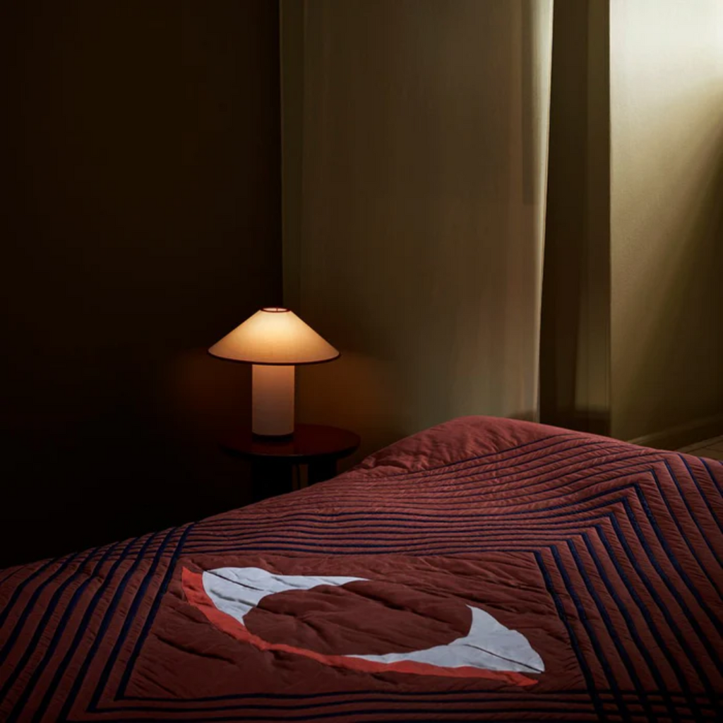 AuroraLume Warm Ambient Light Table Lamp For Living Rooms And Bedrooms