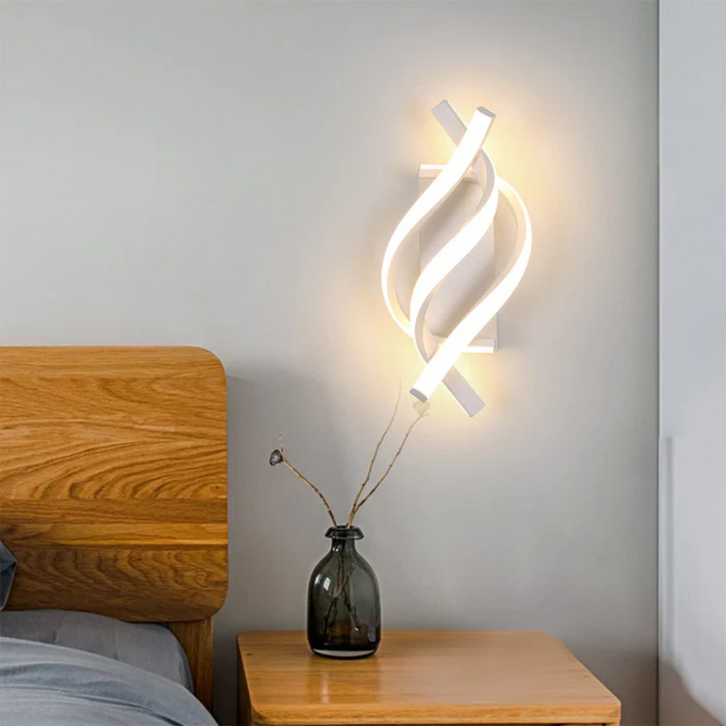 LumaAero Contemporary Aluminum Wall Light For Living Rooms