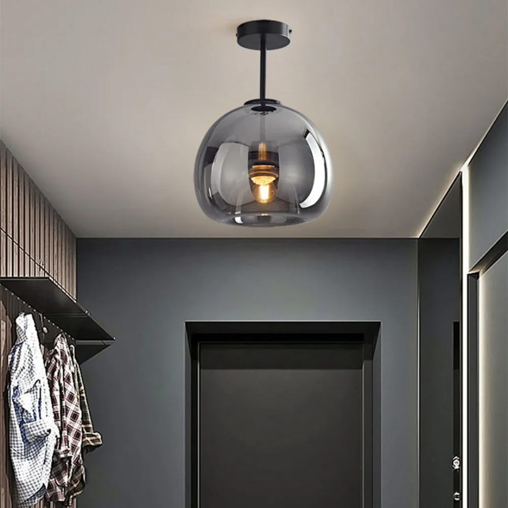Ciepła lampa sufitowa LED Solara Lite do salonów i sypialni