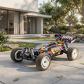 Bezuhlíkový závodní RC model auta v měřítku 1:12 s pohonem 4×4 — terénní závodní model s vysokou rychlostí 75 km/h