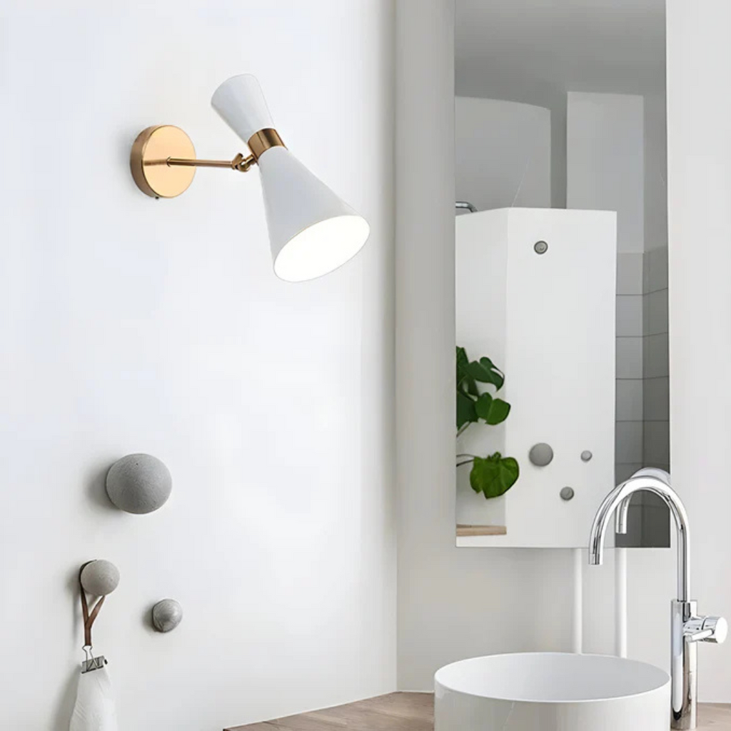 Vero Iron Minimalist Wall Light With E27 Socket Adjustable LED