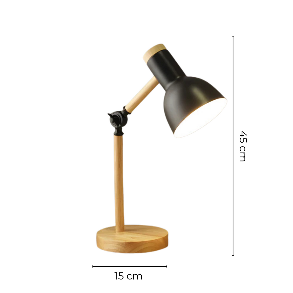Liora Macaron Adjustable Led Wood Table Lamp Warm Glow Home