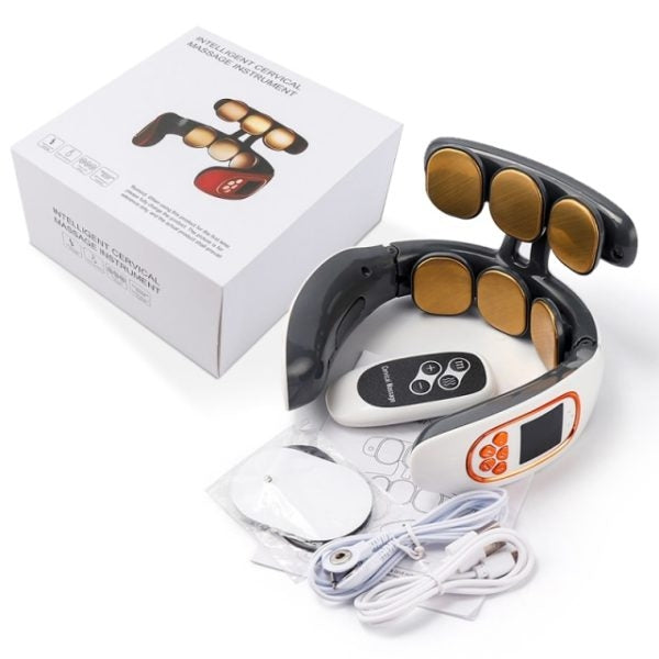 SolacePro Deep Pulse-varmemassager — målrettet lindring af halshvirvelsøjlen