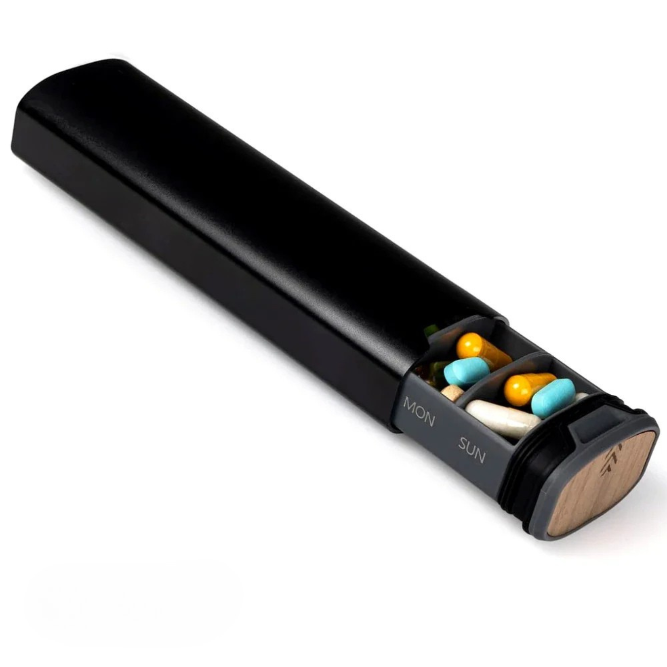 7-Day Medication Organizer – Compact Leakproof Pillbox for Home and Travel