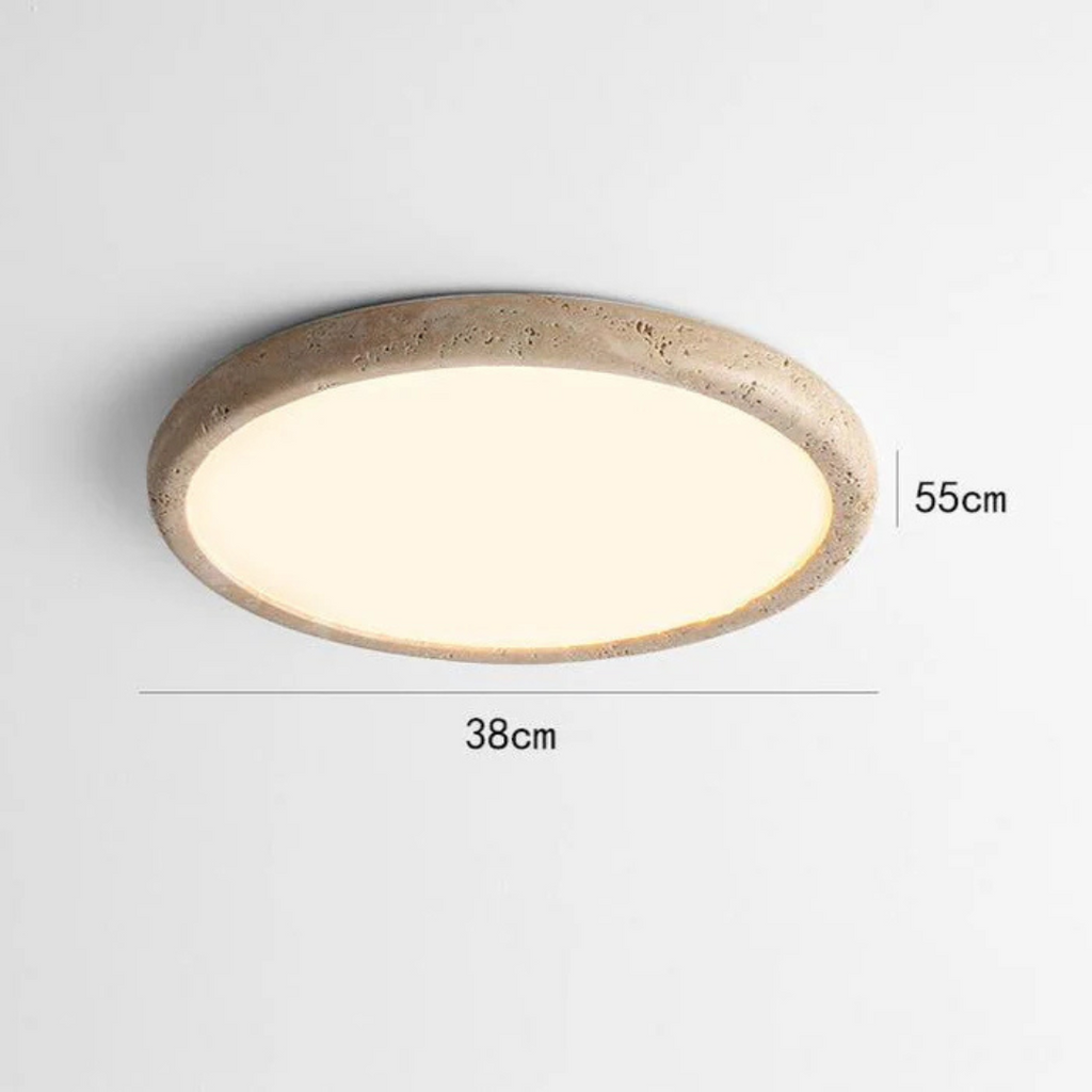 TerraStone LED-lys med naturligt stentag til stue