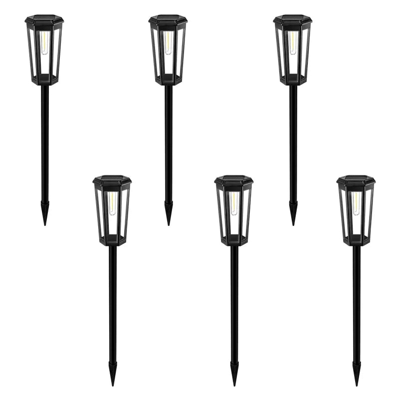 Lampade solari impermeabili da vialetto — Lanterne LED da giardino