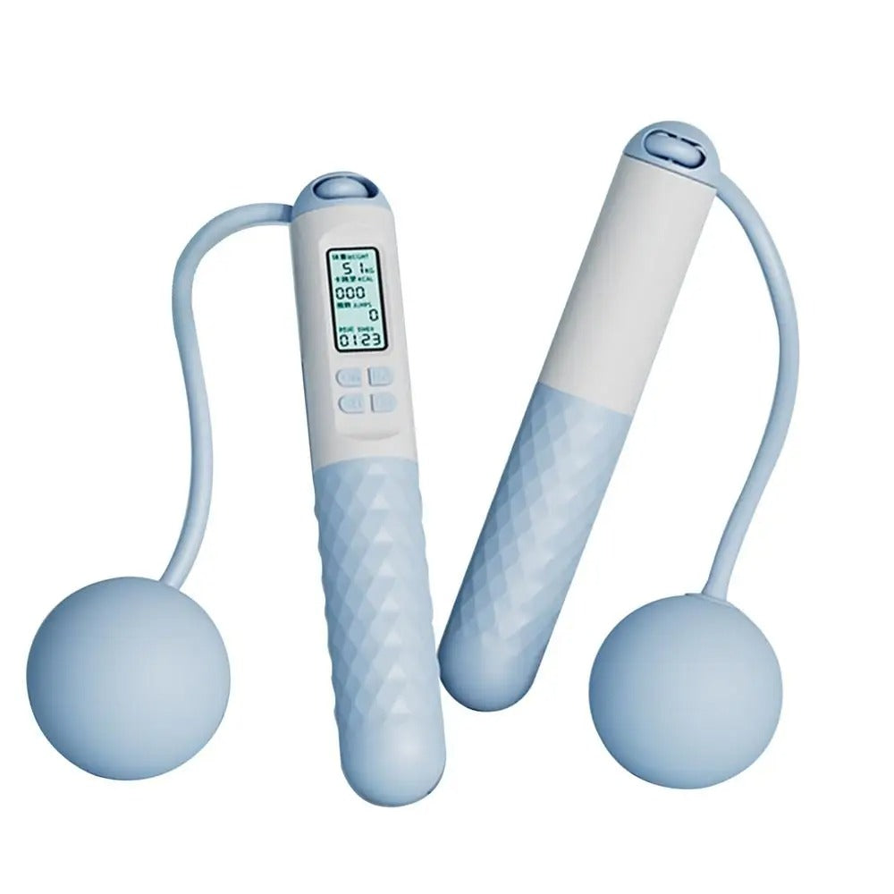 AeroFlex Cordless Weighted Jump Rope — Digital Counter