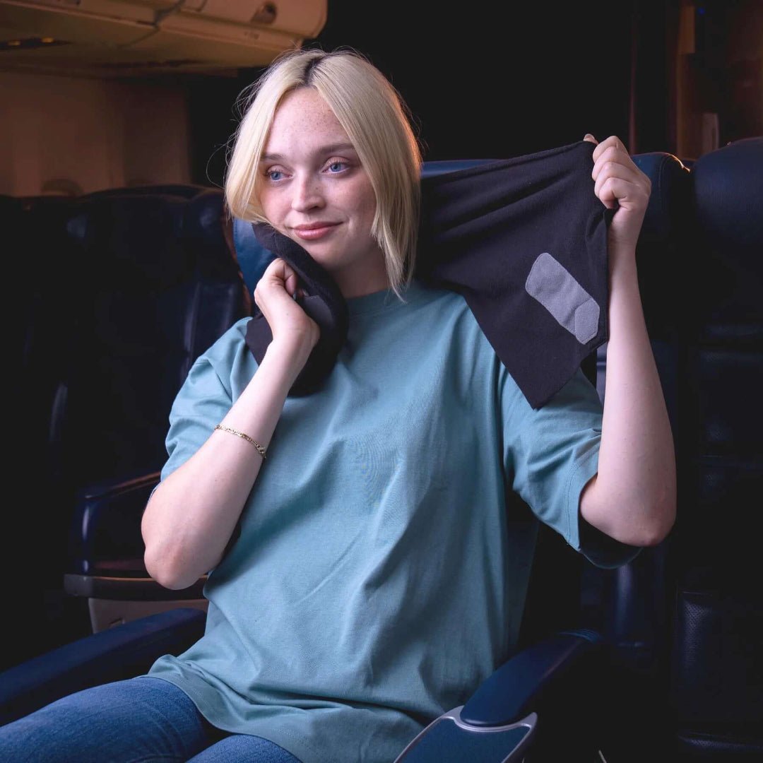 Wrap Style Travel Neck Pillow - Upright Comfort Cushion