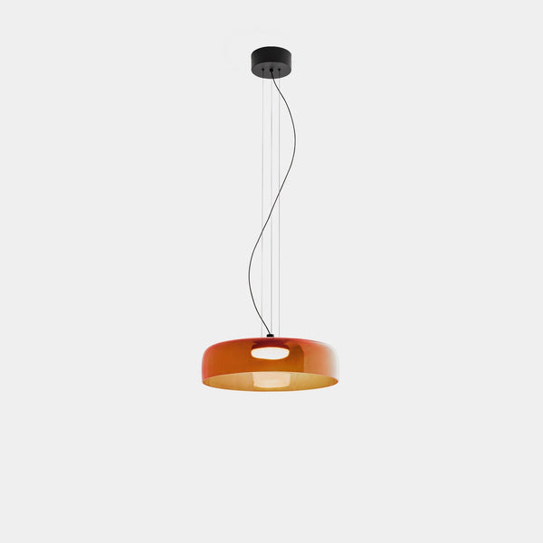 FjordLumen Glass Pendant Lamp — Distinctive Handcrafted Ceiling Light Fixture