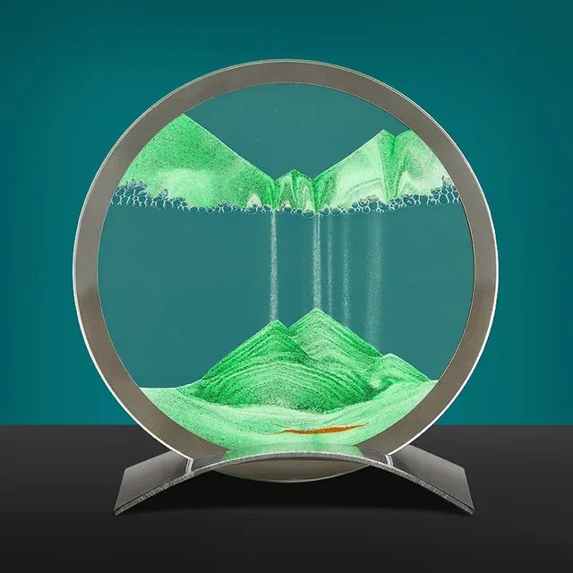 Velora Drift Sand Lamp — Moving Sand Art Sculpture, Soothing Ambient Light