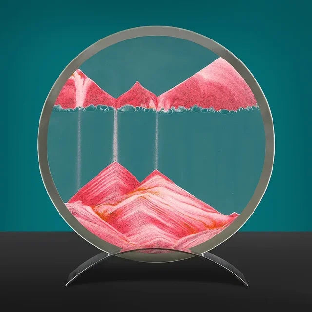 Velora Drift Sand Lamp — Moving Sand Art Sculpture, Soothing Ambient Light