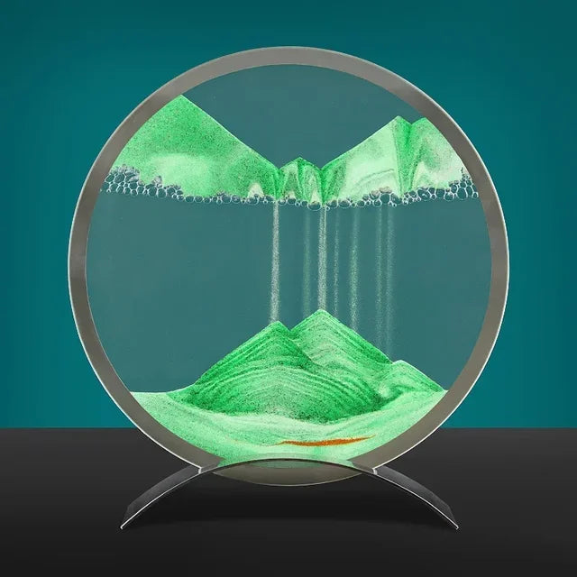 Velora Drift Sand Lamp — Moving Sand Art Sculpture, Soothing Ambient Light