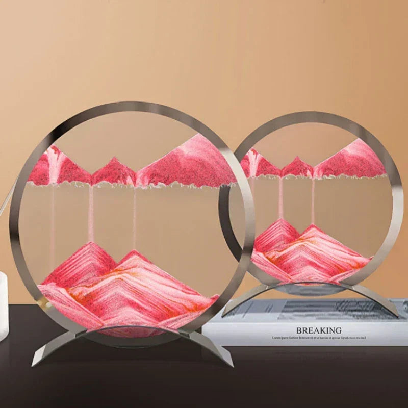 Velora Drift Sand Lamp — Moving Sand Art Sculpture, Soothing Ambient Light