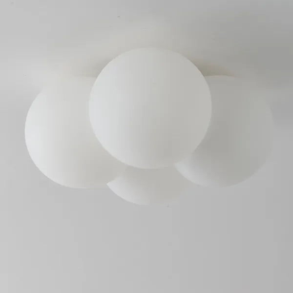 مصباح سقفي عصري من Lumenora Halo — غطاء حلقي متصل، تركيب ملاصق للسقف