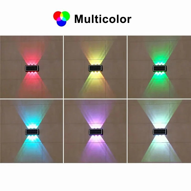 Lampada da parete solare per esterni — Lampada LED a basso consumo
