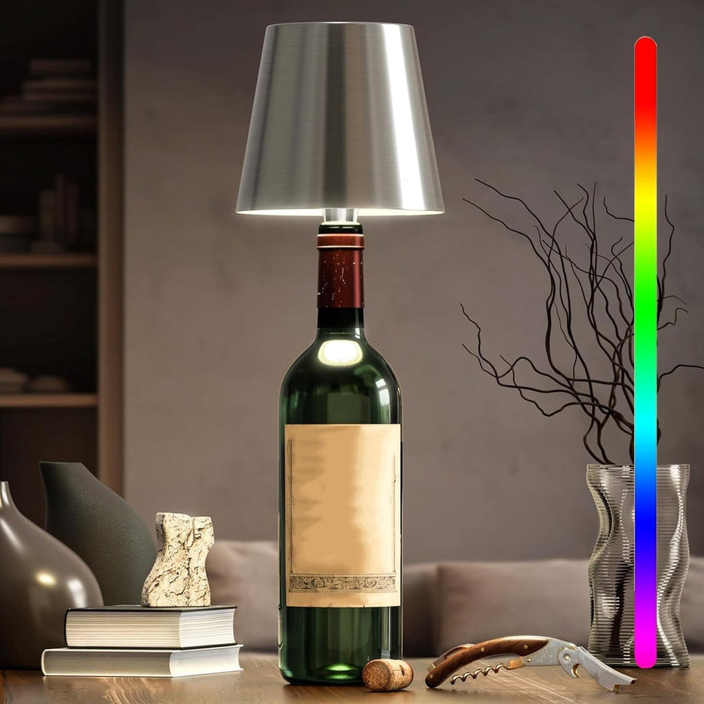Lampada a forma di bottiglia Light — Elemento d'atmosfera con controllo touch