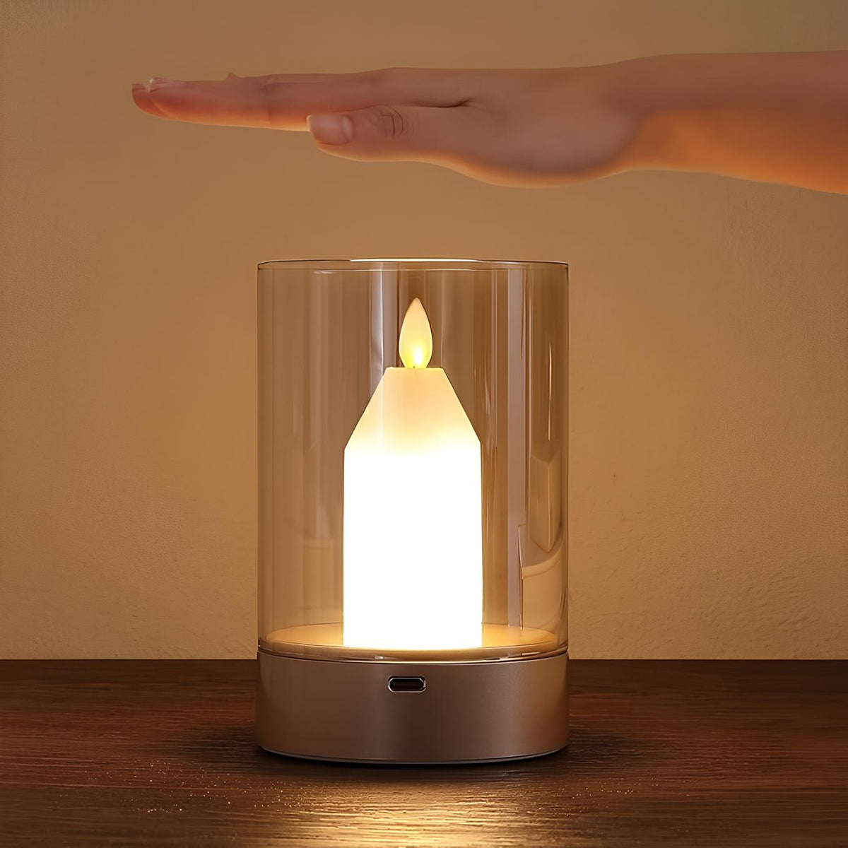 Świeca LED Luminara z gestowym sterowaniem — bezdotykowe oświetlenie