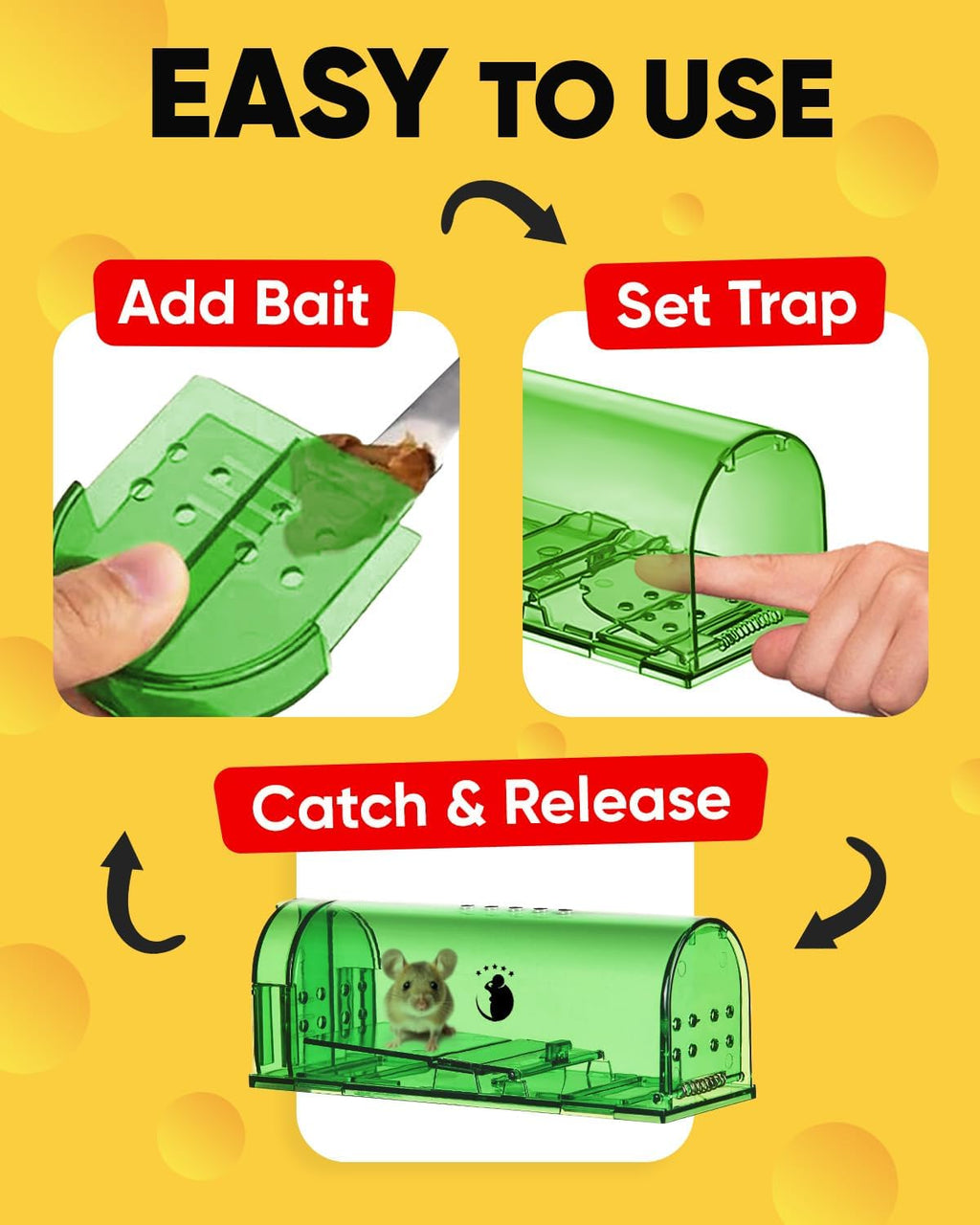 4-Pack Mouse Trap | Filindra