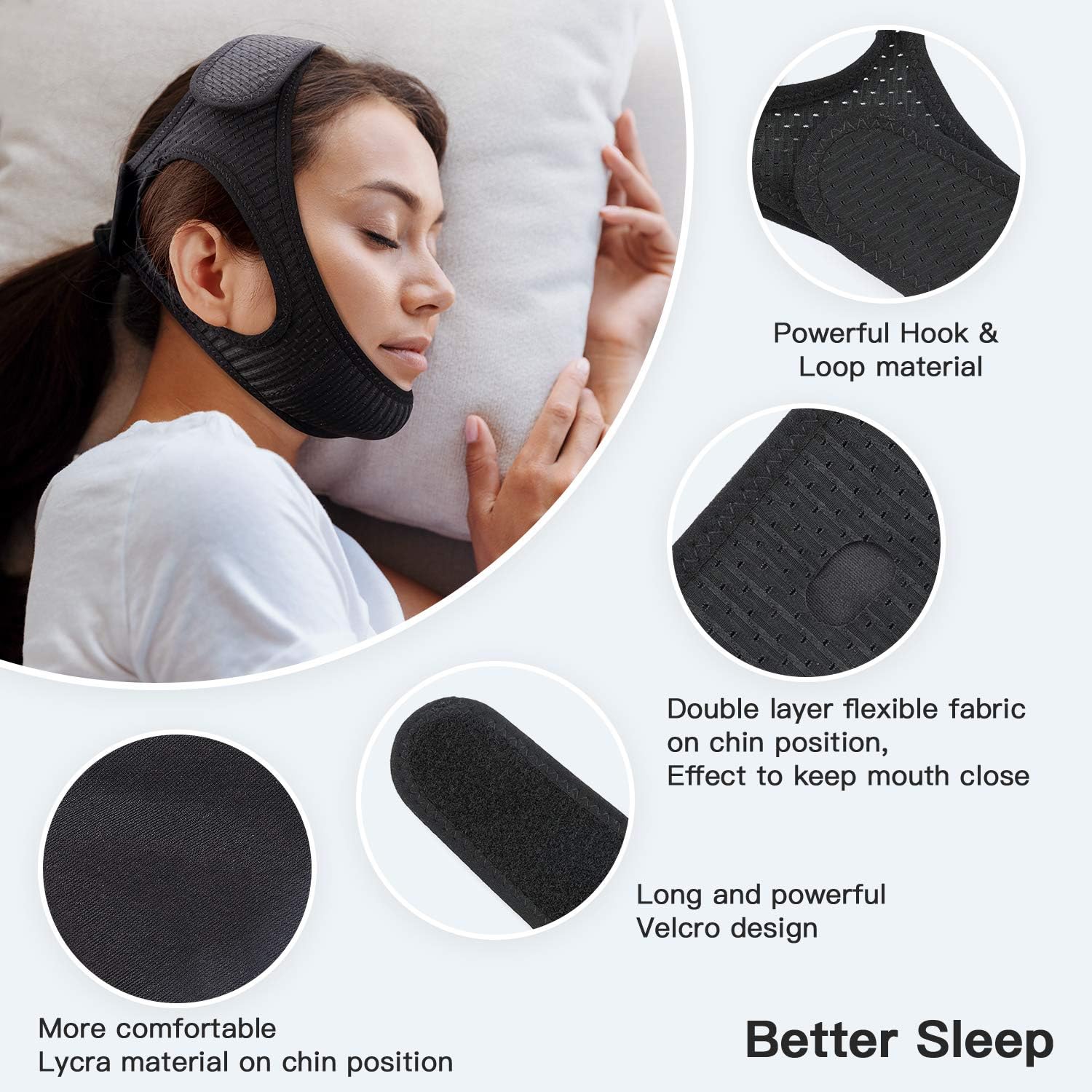 Anti Snoring Chin Strap for Sleep Apnea | Filindra