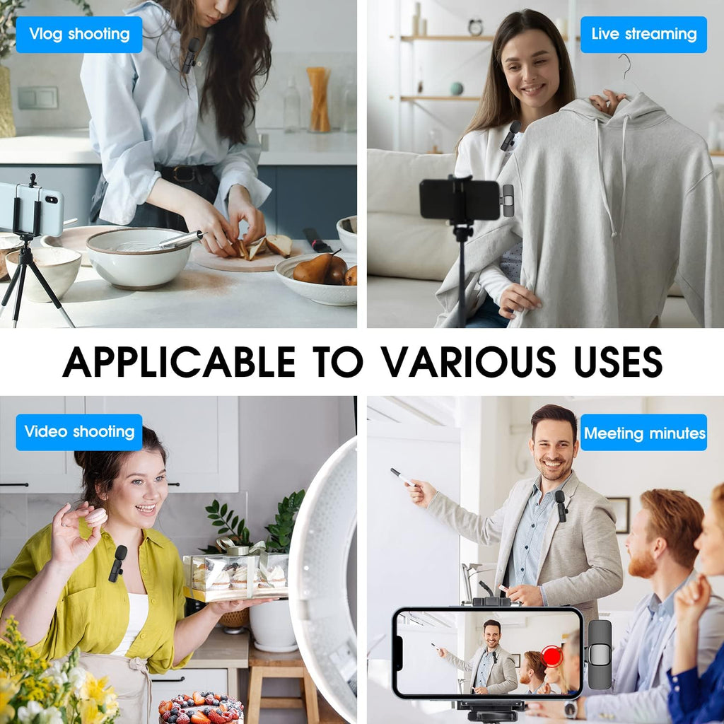 2 Pack Wireless Microphone For Iphone Ipad | Filindra