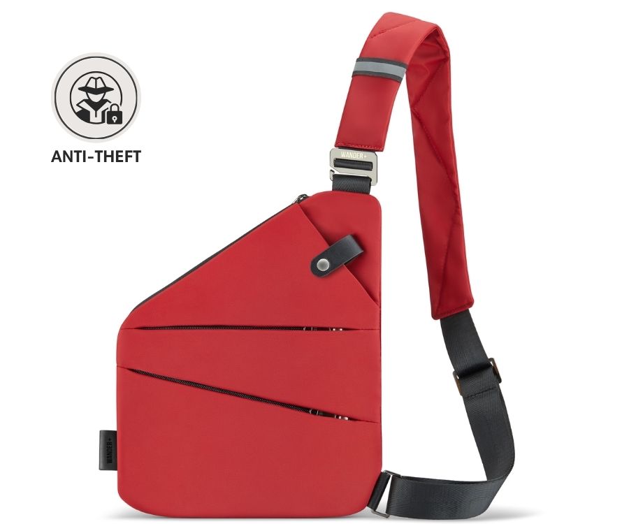 Anti-Theft Travel Bag — Concealed Zipper Design & Secure Front Pockets