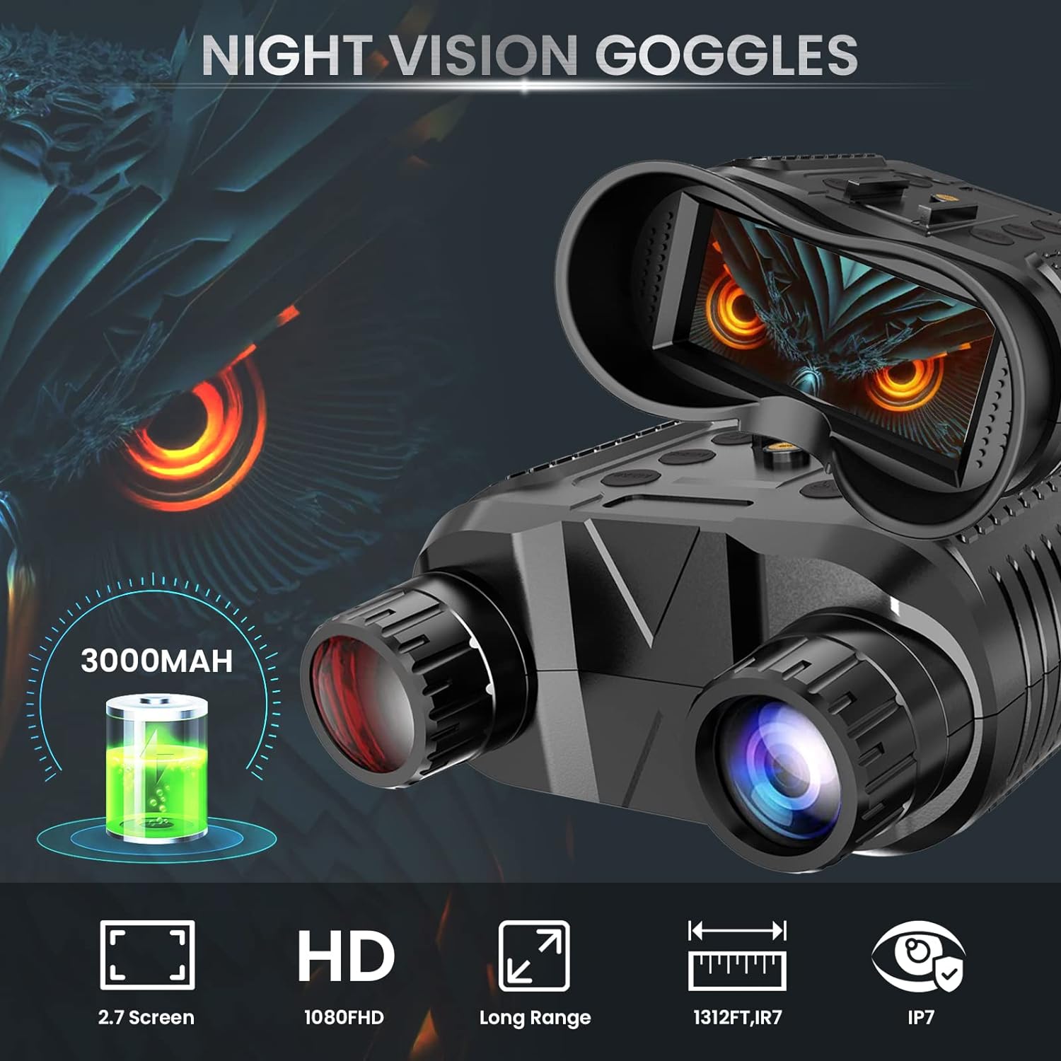3D Night Vision Goggles Binoculars | Filindra
