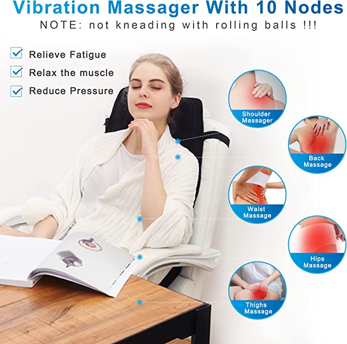 Premium Massage Chair Pad - Top Rated Car Seat Massager | Filindra