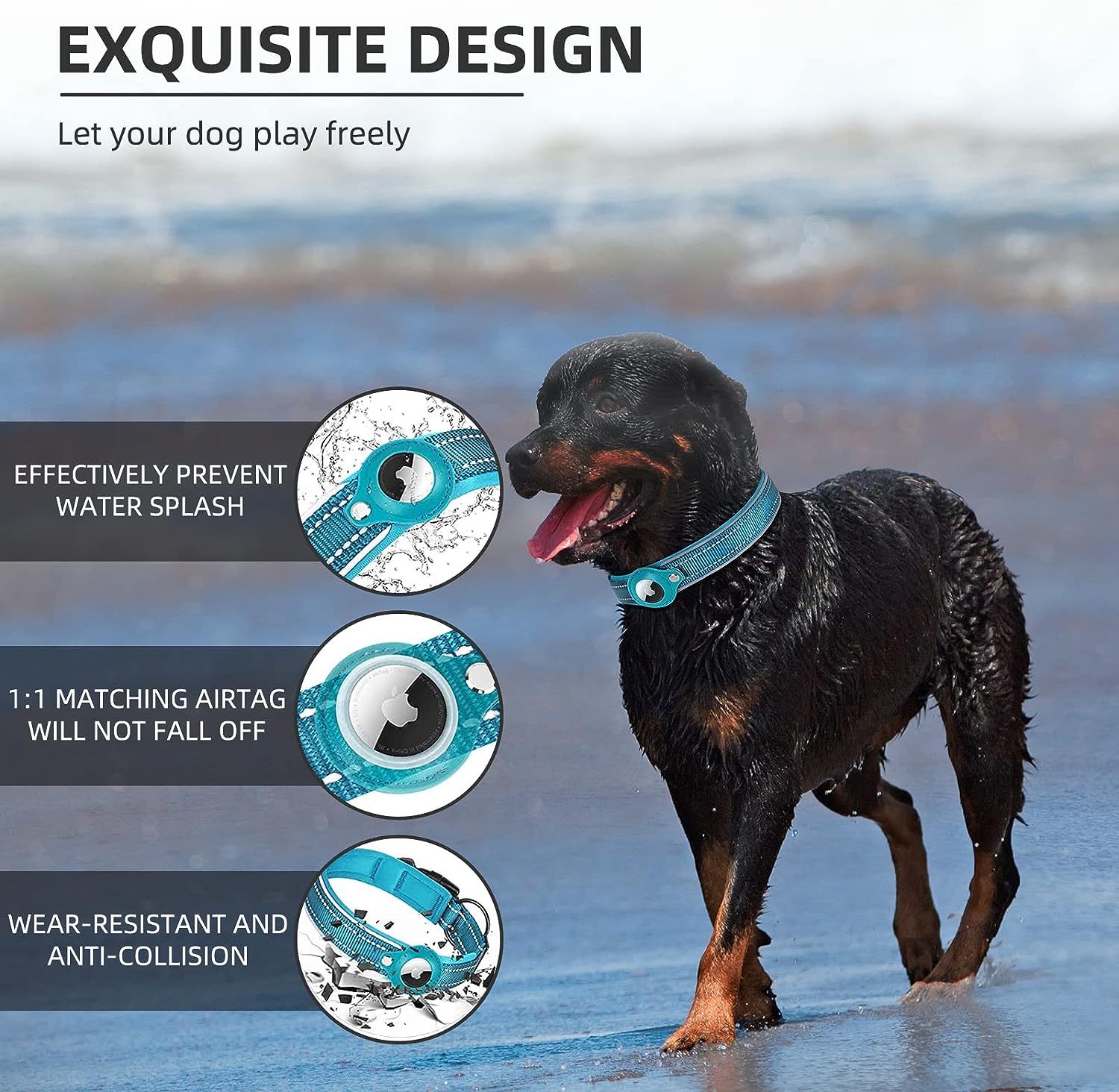 AirTag Dog Collar | Filindra