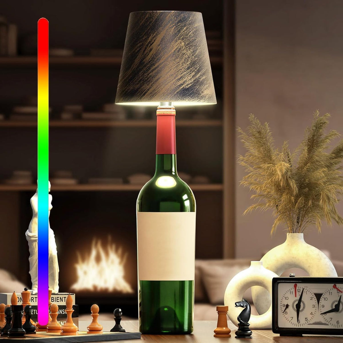 Lampada a forma di bottiglia Light — Elemento d'atmosfera con controllo touch