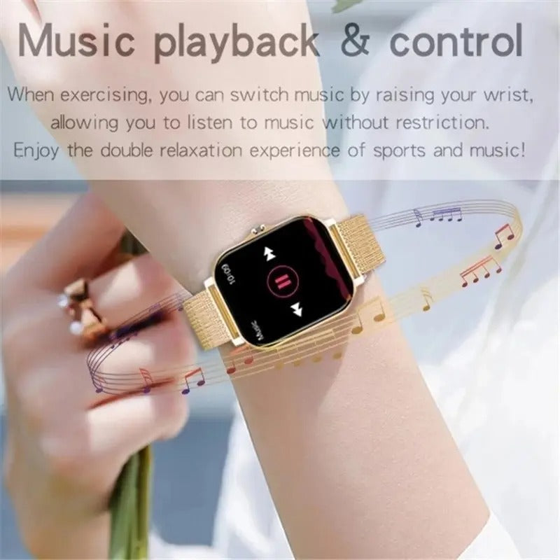 Smartwatch da uomo/donna - Chiamate Bluetooth, fitness e sport con display completamente touch