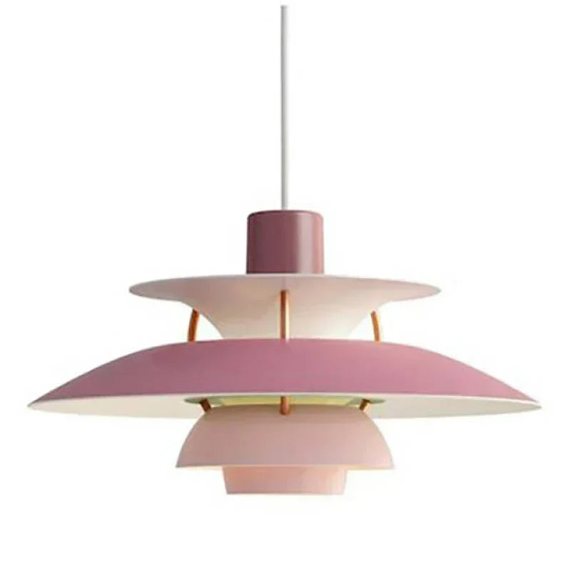 Morandi modern LED-hänglampa — färgglad skärm