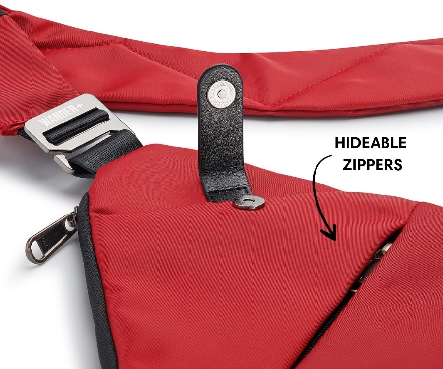 Anti-Theft Travel Bag — Concealed Zipper Design & Secure Front Pockets